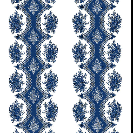 BRUNSCHWIG & FILS - COPPELIA- BLUE - Wallcovering by the Yard BLUE