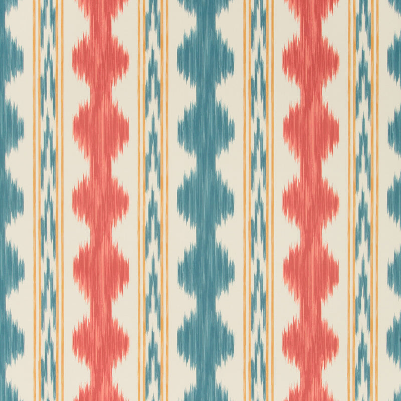 BRUNSCHWIG & FILS - AVERA- RED - Wallcovering by the Roll RED