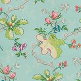 BRUNSCHWIG & FILS - FABRIANO- AQUA - Wallcovering by the Roll