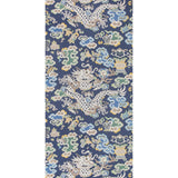 BRUNSCHWIG & FILS - MING DRAGON- LAPIS - Wallcovering by the Roll