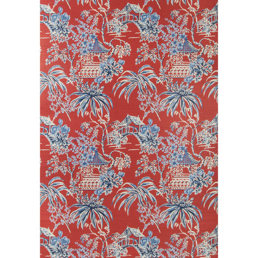 BRUNSCHWIG & FILS - TONGLI- RED - Wallcovering by the Roll RED