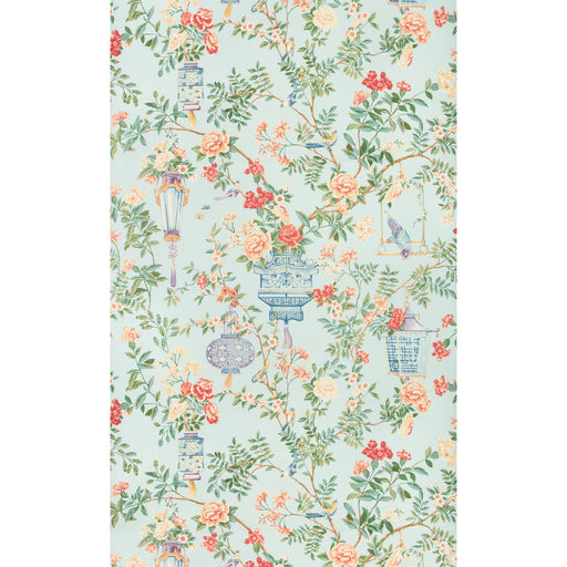 BRUNSCHWIG & FILS - JARDIN FLEURI- OPAL - Wallcovering by the Roll OPAL