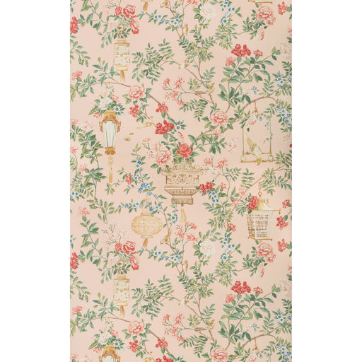 BRUNSCHWIG & FILS - JARDIN FLEURI- PETAL - Wallcovering by the Roll PETAL