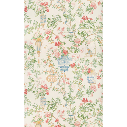 BRUNSCHWIG & FILS - JARDIN FLEURI- IVORY - Wallcovering by the Roll IVORY