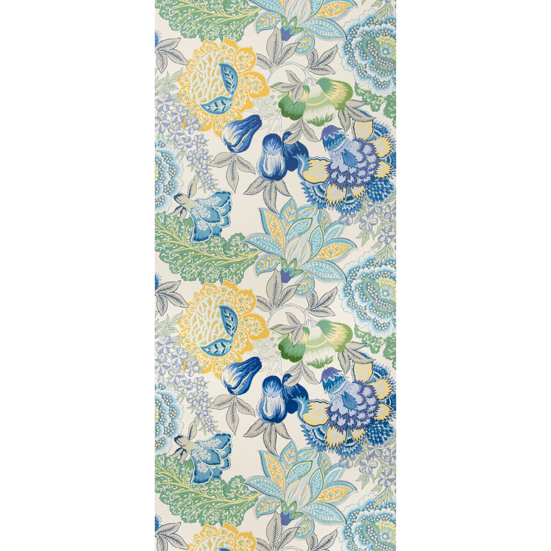 BRUNSCHWIG & FILS - KARABALI- LAGOON - Wallcovering by the Roll LAGOON