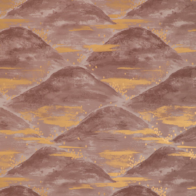 BRUNSCHWIG & FILS - LA BRUME- TERRACOTTA - Wallcovering by the Roll TERRACOTTA