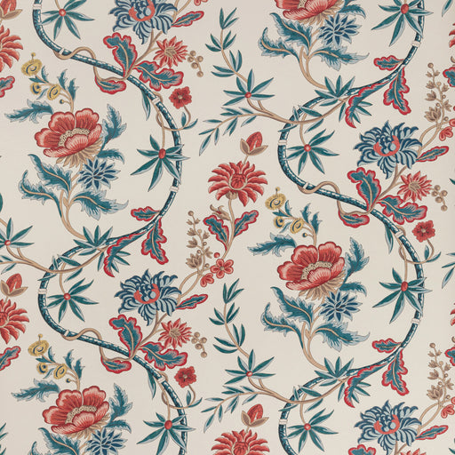 BRUNSCHWIG & FILS - VERONIQUE- BLUE - Wallcovering by the Roll BLUE