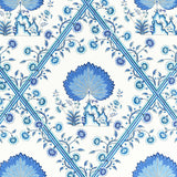 BRUNSCHWIG & FILS - LOIRE- BLUE - Wallcovering by the Roll