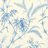 BRUNSCHWIG & FILS - LAUZIERE- BLUE - Wallcovering by the Roll