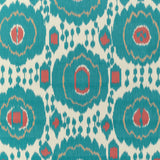 BRUNSCHWIG & FILS - MAYENNE- AQUA - Wallcovering by the Roll