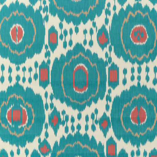 BRUNSCHWIG & FILS - MAYENNE- AQUA - Wallcovering by the Roll AQUA