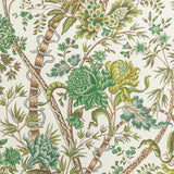 BRUNSCHWIG & FILS - LUBERON- GREEN/LEAF - Wallcovering by the Roll