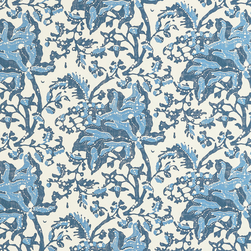 BRUNSCHWIG & FILS - WEYMOUTH- INDIGO - Wallcovering by the Roll INDIGO