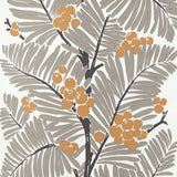 BRUNSCHWIG & FILS - PALMAR- STONE - Wallcovering by the Roll