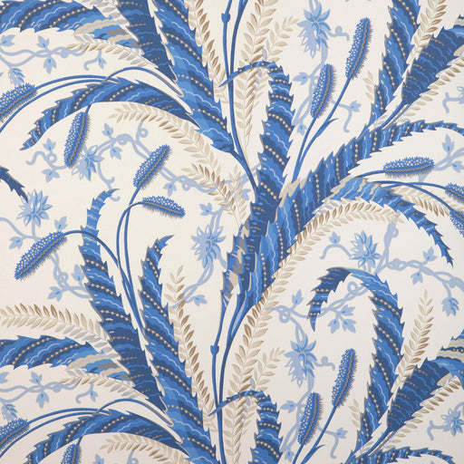BRUNSCHWIG & FILS - VERNAY- BLUE - Wallcovering by the Roll BLUE