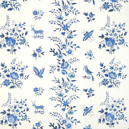 BRUNSCHWIG & FILS - AUREL- SKY/BLUE - Wallcovering by the Roll SKY/BLUE