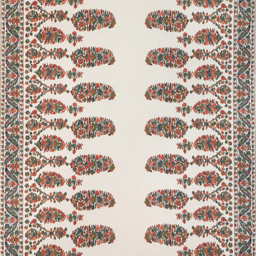 BRUNSCHWIG & FILS - VISAN- SKY/CORAL - Wallcovering by the Roll SKY/CORAL