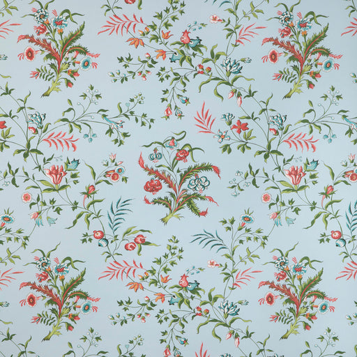 BRUNSCHWIG & FILS - CHANCAY- SKY/LEAF - Wallcovering by the Roll SKY/LEAF