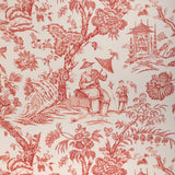 BRUNSCHWIG & FILS - MARCEL- RED - Wallcovering by the Roll