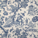BRUNSCHWIG & FILS - MARCEL- NAVY - Wallcovering by the Roll