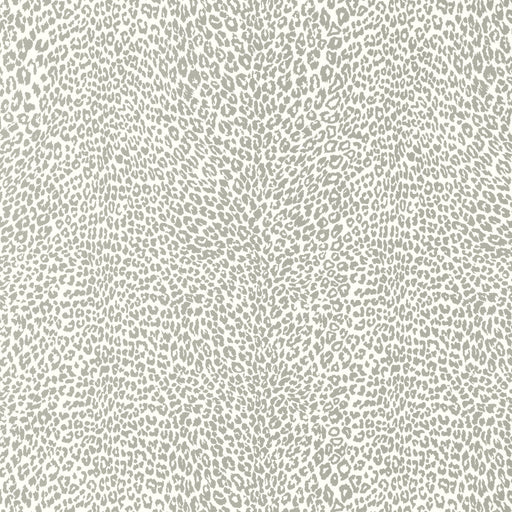 BRUNSCHWIG & FILS - PETIT LEOPARD- GRAY - Wallcovering by the Yard GRAY