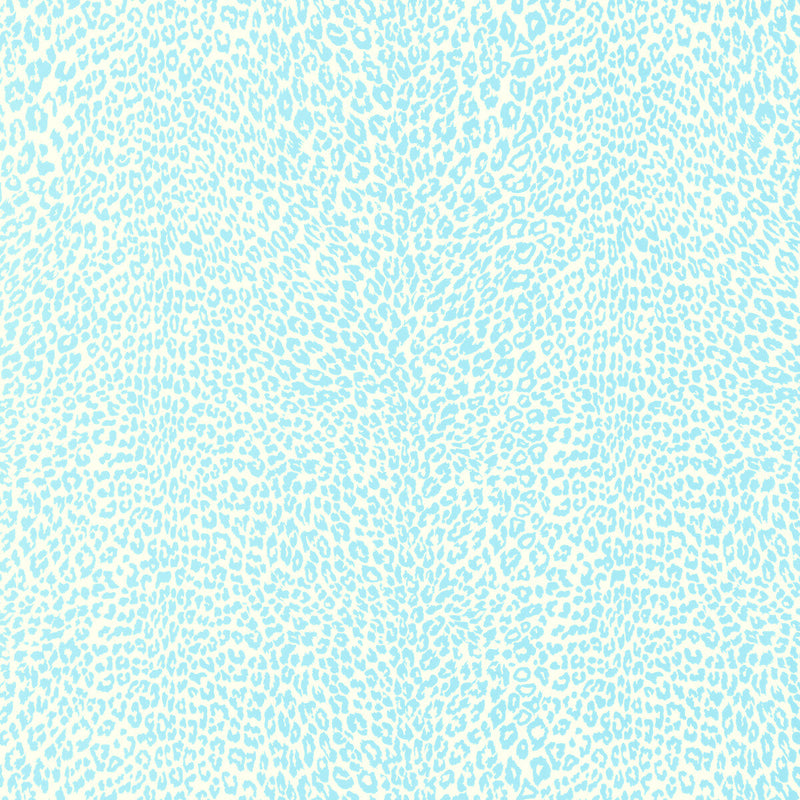 BRUNSCHWIG & FILS - PETIT LEOPARD- SKY - Wallcovering by the Yard SKY