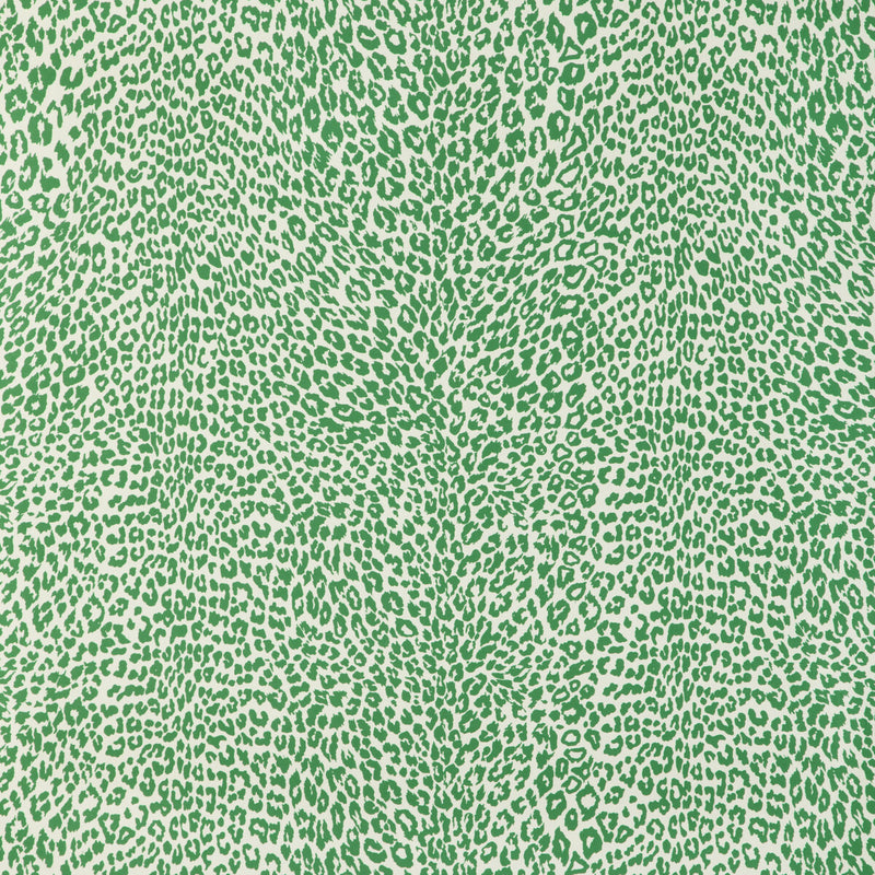 BRUNSCHWIG & FILS - PETIT LEOPARD- EMERALD - Wallcovering by the Yard EMERALD