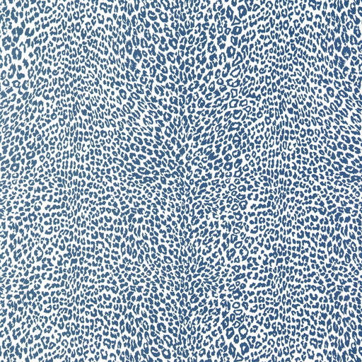 BRUNSCHWIG & FILS - PETIT LEOPARD- BLUE - Wallcovering by the Yard BLUE