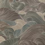 BRUNSCHWIG & FILS - TOURBILLON- STONE - Wallcovering by the Roll