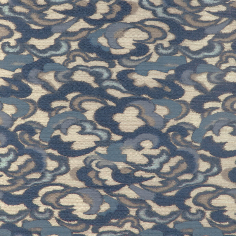 BRUNSCHWIG & FILS - STRATUS- SKY/LAPIS - Wallcovering by the Roll SKY/LAPIS