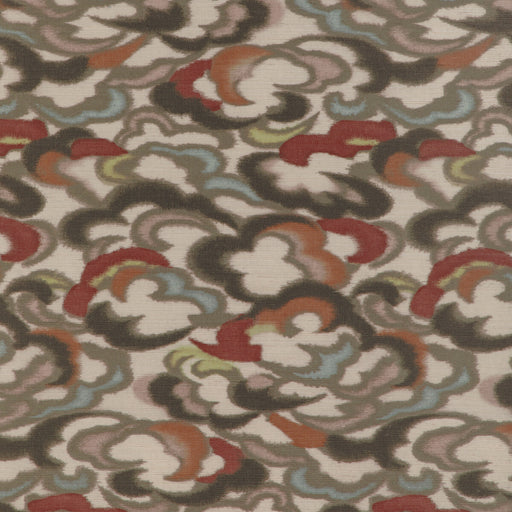 BRUNSCHWIG & FILS - STRATUS- CLAY/MULTI - Wallcovering by the Roll CLAY/MULTI