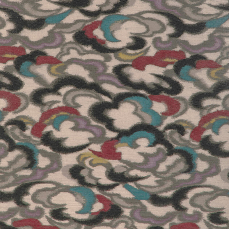 BRUNSCHWIG & FILS - STRATUS- TEAL/MULTI - Wallcovering by the Roll TEAL/MULTI