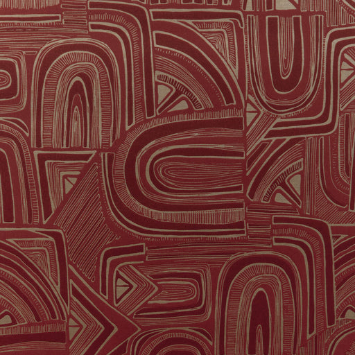 BRUNSCHWIG & FILS - TIMBRE- GARNET - Wallcovering by the Roll GARNET