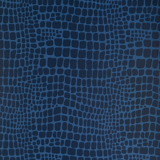 BRUNSCHWIG & FILS - CROC- SAPPHIRE - Wallcovering by the Roll SAPPHIRE