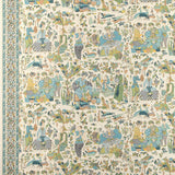 BRUNSCHWIG & FILS - SHALIMAR- AQUA/LEAF - Wallcovering by the Roll