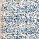 BRUNSCHWIG & FILS - SHALIMAR- BLUE/SAND - Wallcovering by the Roll