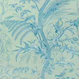 BRUNSCHWIG & FILS - BIRD AND THISTLE II- MINT - Wallcovering by the Roll