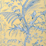 BRUNSCHWIG & FILS - BIRD AND THISTLE II- SUN - Wallcovering by the Roll
