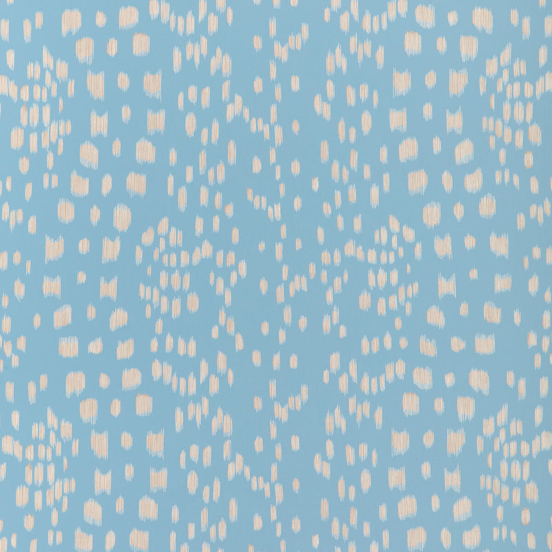 BRUNSCHWIG & FILS - LES TOUCHES REVERSE- SKY - Wallcovering by the Roll SKY