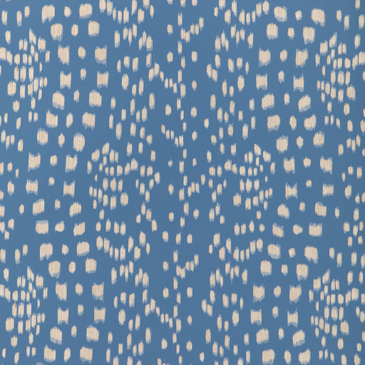 BRUNSCHWIG & FILS - LES TOUCHES REVERSE- BLUE - Wallcovering by the Roll BLUE