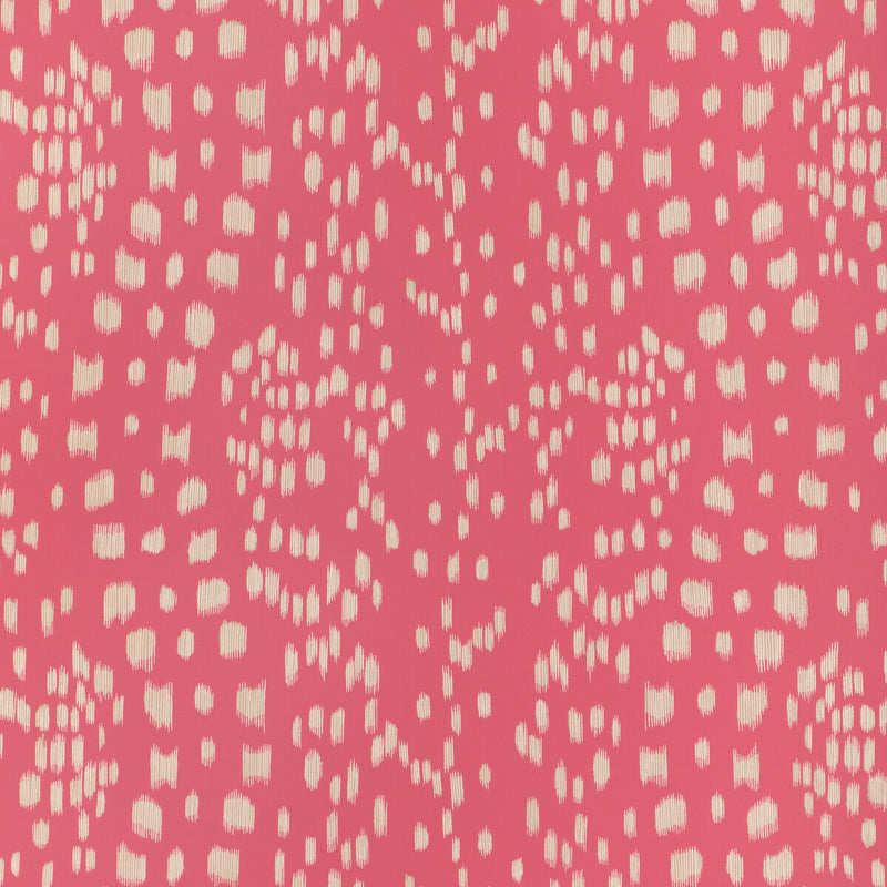 BRUNSCHWIG & FILS - LES TOUCHES REVERSE- PINK - Wallcovering by the Roll PINK