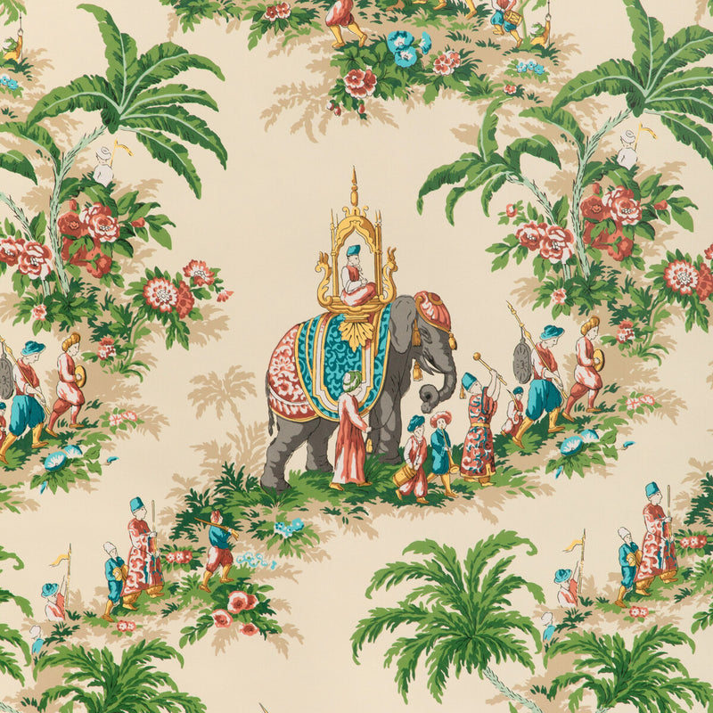 BRUNSCHWIG & FILS - BEAUPORT PROMENADE- GARDEN - Wallcovering by the Roll GARDEN