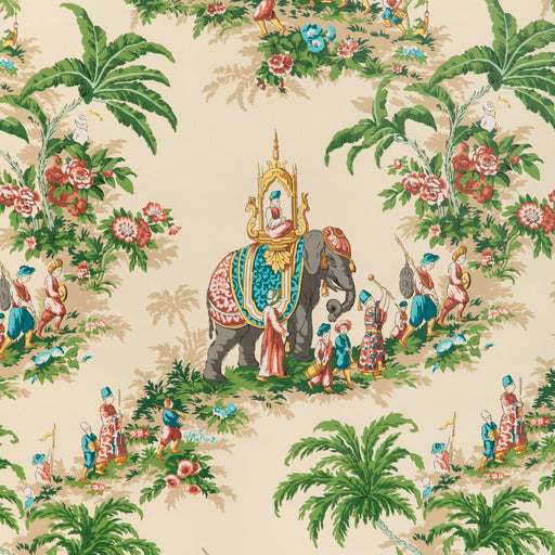 BRUNSCHWIG & FILS - BEAUPORT PROMENADE- GARDEN - Wallcovering by the Roll GARDEN