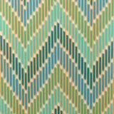 BRUNSCHWIG & FILS - CASCADE- TEAL/GREEN - Wallcovering by the Roll