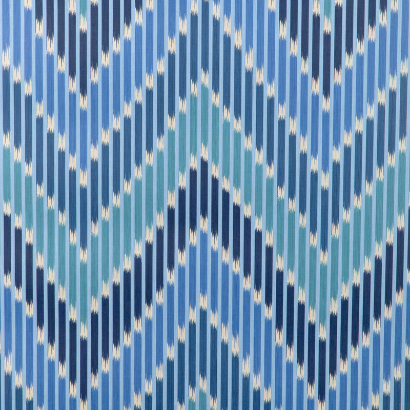 BRUNSCHWIG & FILS - CASCADE- BLUE/SKY - Wallcovering by the Roll BLUE/SKY