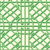 BRUNSCHWIG & FILS - PAVILION TRELLIS- LEAF - Wallcovering by the Roll