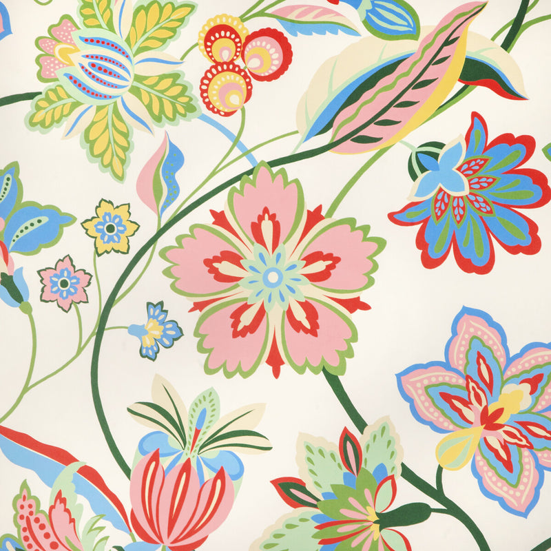 BRUNSCHWIG & FILS - BOTANIQUE- MULTI - Wallcovering by the Roll MULTI