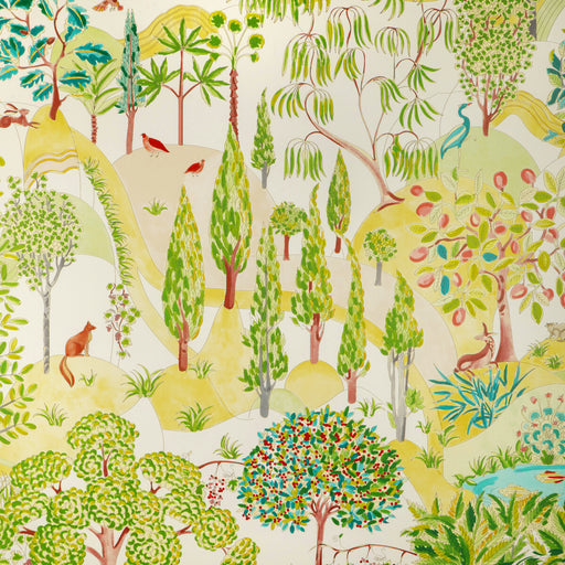 BRUNSCHWIG & FILS - FOLKLORE- LEAF - Wallcovering by the Roll LEAF