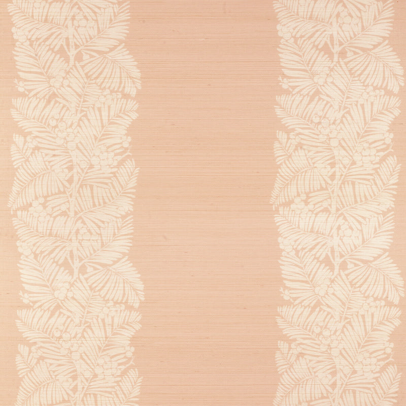 BRUNSCHWIG & FILS - PALMAR SISAL- APRICOT - Wallcovering by the Roll APRICOT