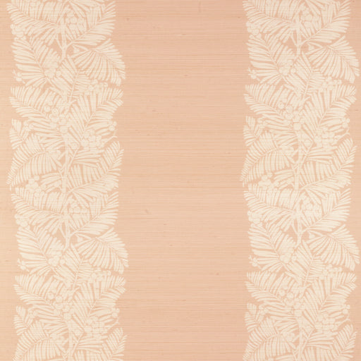 BRUNSCHWIG & FILS - PALMAR SISAL- APRICOT - Wallcovering by the Roll APRICOT